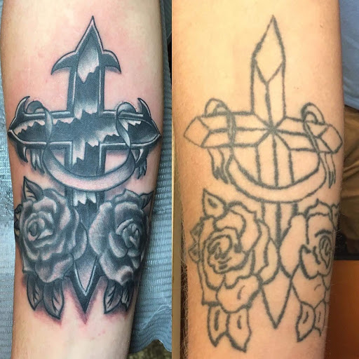 Explore fisherman tattoo ideas, creative tattoo ideas in Louisburg, available at Lewter Tattoos and Piercing