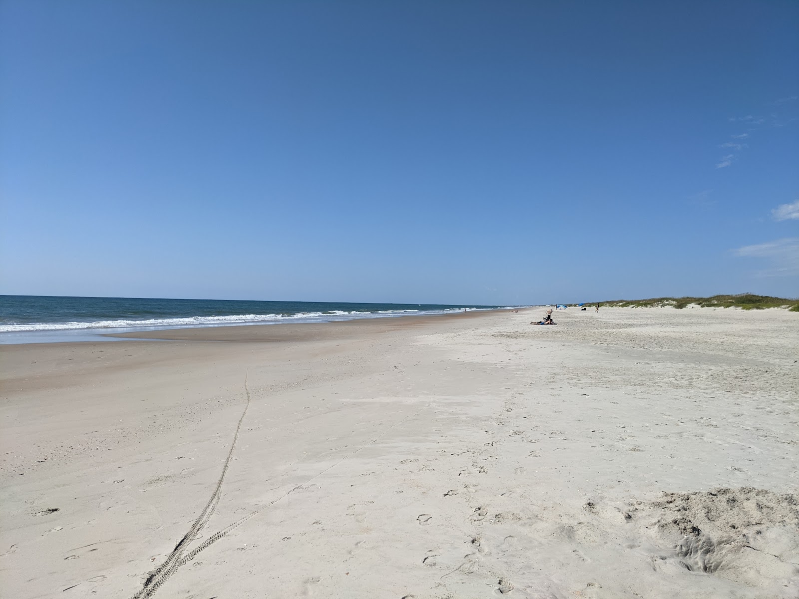 Fotografija Ocracoke beach II z svetel pesek površino