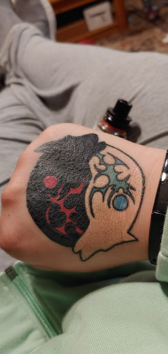 Explore blue rose tattoo ideas, creative tattoo ideas in Kansas City, available at Rose Tattoo Parlor