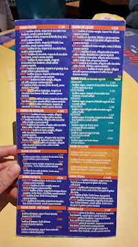 Menu / carte de Buddineria Budineria Naturalmente à Torreglia