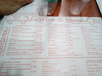 Pizzeria La Pizza da Gennaro à Naples (la carte)