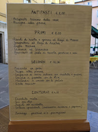 Restaurant Trattoria Sant'Omobono à Pisa (le menu)