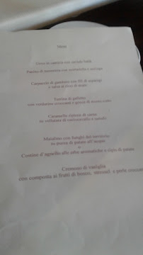 Al Fogher à Aidone menu