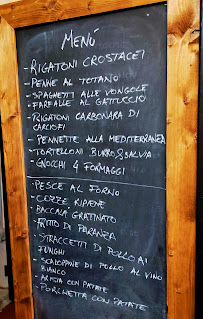 Menu du Beni à Livorno