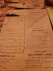 Manhattan Terrazza à Paris menu