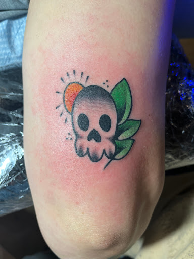 Explore tattoo ideas for back shoulder, creative tattoo ideas in Cambridge, available at Choptank Tattoo