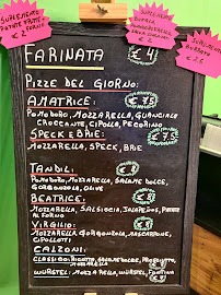 Carte du Argentos Pizzas à Turin