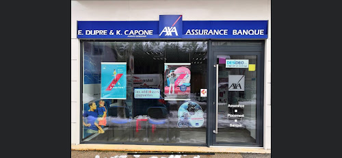 Agence d'assurance AXA Assurance et Banque Emmanuel Dupre & Kathie Capone Champagnole