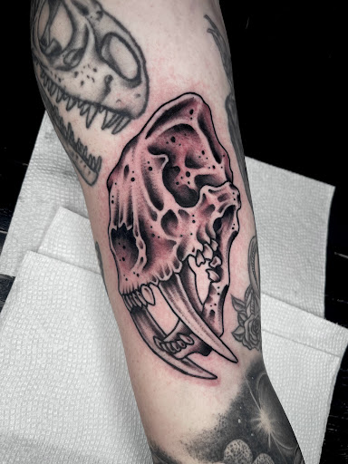 Explore half sleeve tattoo ideas, creative tattoo ideas in Johnson City, available at Gold Cross Tattoo Co.