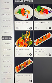 Restaurant Yumiko ristorante sushi à Monfalcone (le menu)