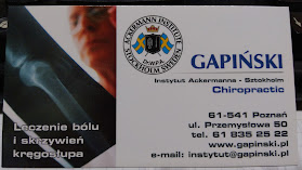 Chiropraktyka - Leczenie Kręgosłupa Gapiński