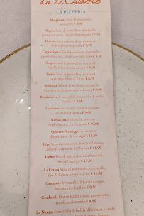 Menu / carte de Trattoria Pizzeria Da Zi Ottavio à Monopoli