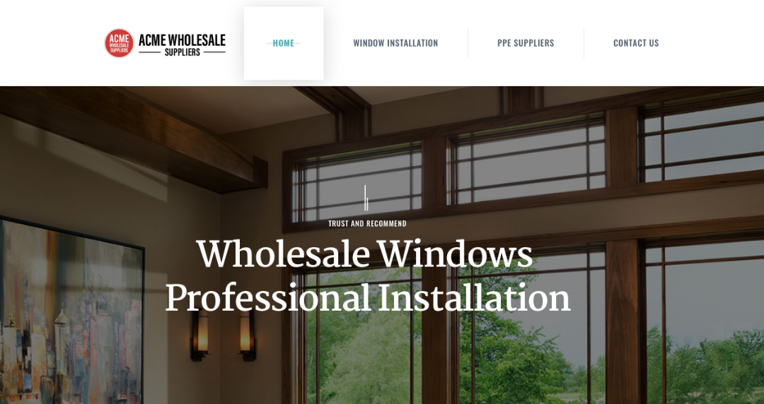 Acme Window Installation & Supply