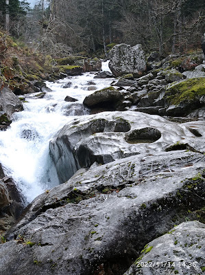 Cascade et Pont du Pas de l'Ours à Cauterets