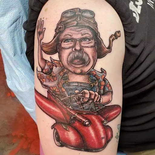 Explore taz tattoo ideas, creative tattoo ideas in Yucca Valley, available at Strata Tattoo Lab LLC