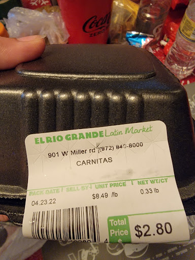Grocery Store «El Rio Grande #4», reviews and photos, 901 W Miller Rd, Garland, TX 75041, USA