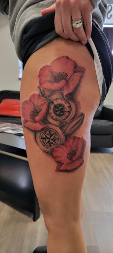 Explore dark tattoo cover up ideas, creative tattoo ideas in Fort Gratiot, available at Stained Glass Tattoo & Body Piercing