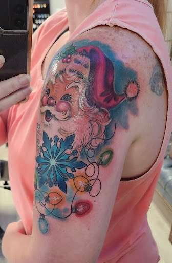 Explore highland cow tattoo ideas, creative tattoo ideas in Jackson, available at Inkk Culture Tattoo