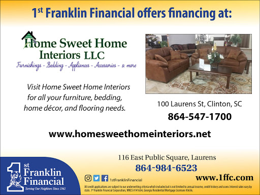 1st Franklin Financial in Laurens, South Carolina