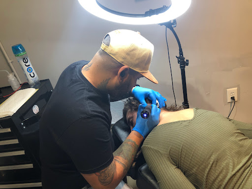 Explore 3/4 tattoo sleeve ideas, creative tattoo ideas in Fort Wayne, available at Grade A Tattoos and Body Piercing