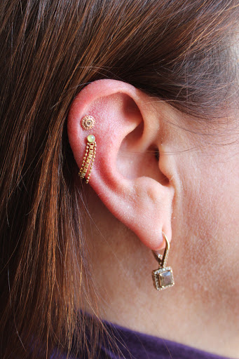 Explore hammerhead shark tattoo ideas, creative tattoo ideas in Brooklyn, available at Ahimsa Piercing Studio & BVLA Fine Jewelry