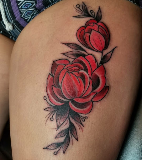 Find angels tattoo ideas for your next unique tattoo in San Antonio at Dandyland Custom Tattoo and Professional Body Piercing