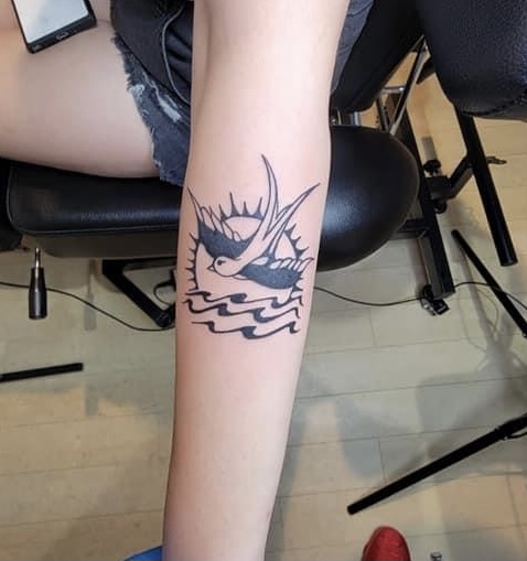 Explore skull and roses tattoo ideas, creative tattoo ideas in Fort Wayne, available at Grade A Tattoos and Body Piercing