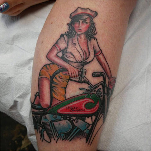 Explore fishing pole tattoo ideas, creative tattoo ideas in Dunn, available at Heart and Hammer Tattoo Co.