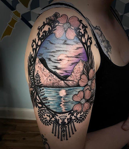 Tattoo Shop «Thistle and Pearl Tattoo», reviews and photos, 107 Merrimon Ave #310, Asheville, NC 28801, USA