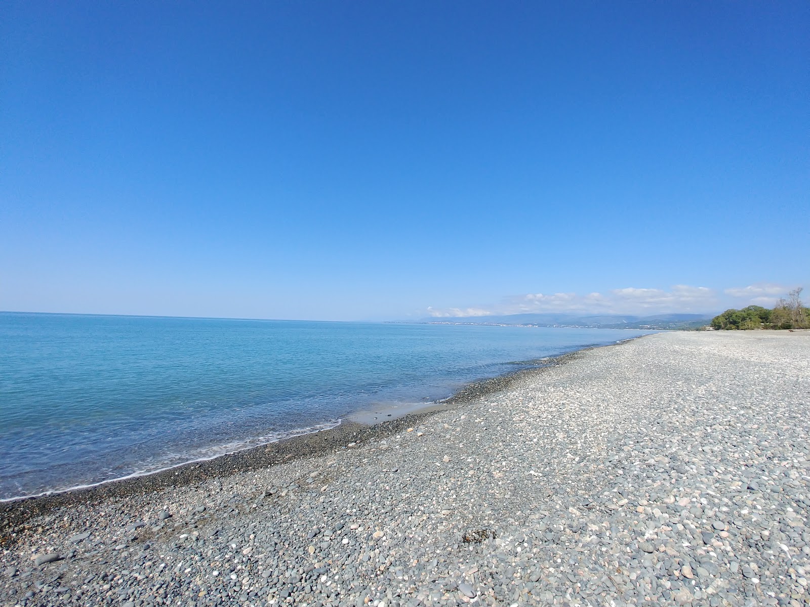 Fotografija Gulripshi beach z lahki kamenček površino
