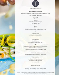Restaurant Verbene à Koblenz menu
