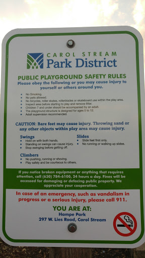 Park «Hampe Park», reviews and photos, 297 W Lies Rd, Carol Stream, IL 60188, USA