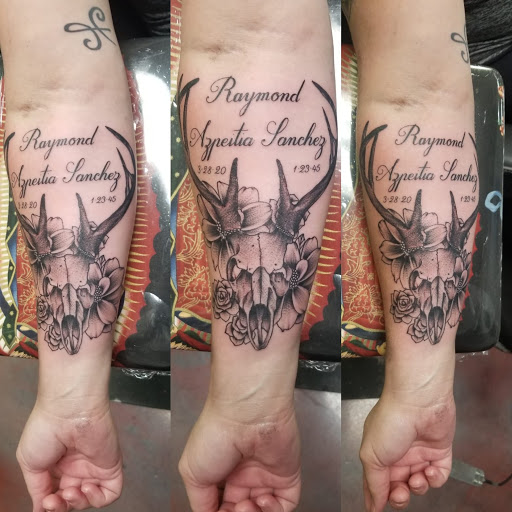 Explore tricep tattoo ideas, creative tattoo ideas in Tucson, available at Jesses Tattoos & Tattoo Supplies