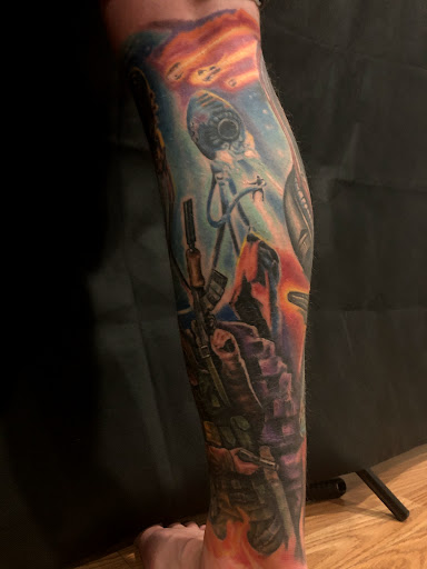 Explore dementia tattoo ideas, creative tattoo ideas in Sarasota, available at SEVEN SINS Tattoo Studio