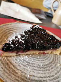 Tarte aux myrtilles du Restaurant français Le Chalet Du Sire à Les Deserts - n°3