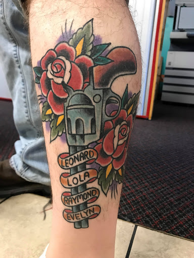 Explore truck driver tattoo ideas, creative tattoo ideas in Powell, available at Against All Odds Tattoos and Piercings