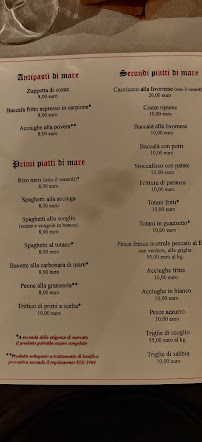 Cantina Senese à Livorno menu