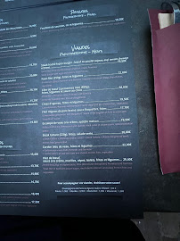 Restaurant Le Comptoir de Georges à Colmar (le menu)