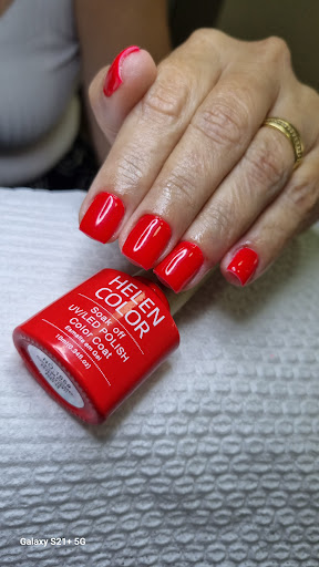Logo da empresa - Esmalteria Aline monique Nailsdesigner