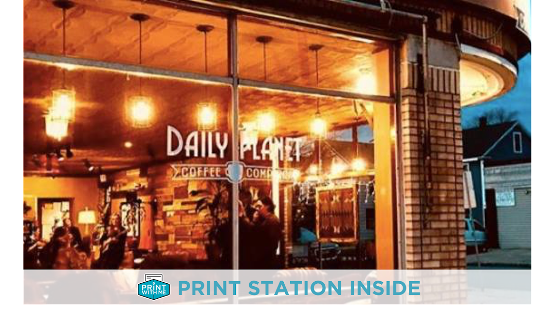 Print With Me Printer at Daily Planet Coffee Co