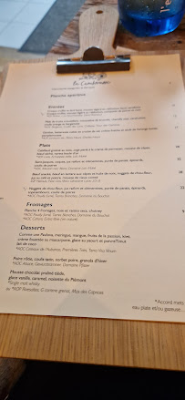 La Cambrousse - Restaurant et Maison d'Hôtes à Villers-la-Chèvre carte