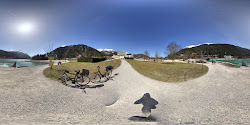 Foto de Achensee com uma linha costeira espaçosa
