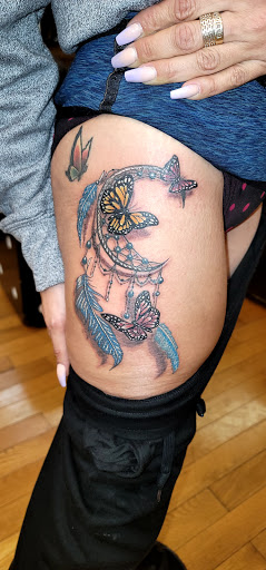 Explore broly tattoo ideas, creative tattoo ideas in Edison, available at Tattoo Asylum