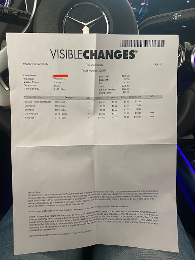 Hair Salon «Visible Changes (inside The Woodlands Mall)», reviews and photos, 1201 Lake Woodlands Dr #2120, The Woodlands, TX 77380, USA