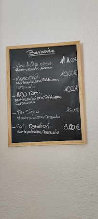 Bar Trattoria Marcocci à Filetto menu