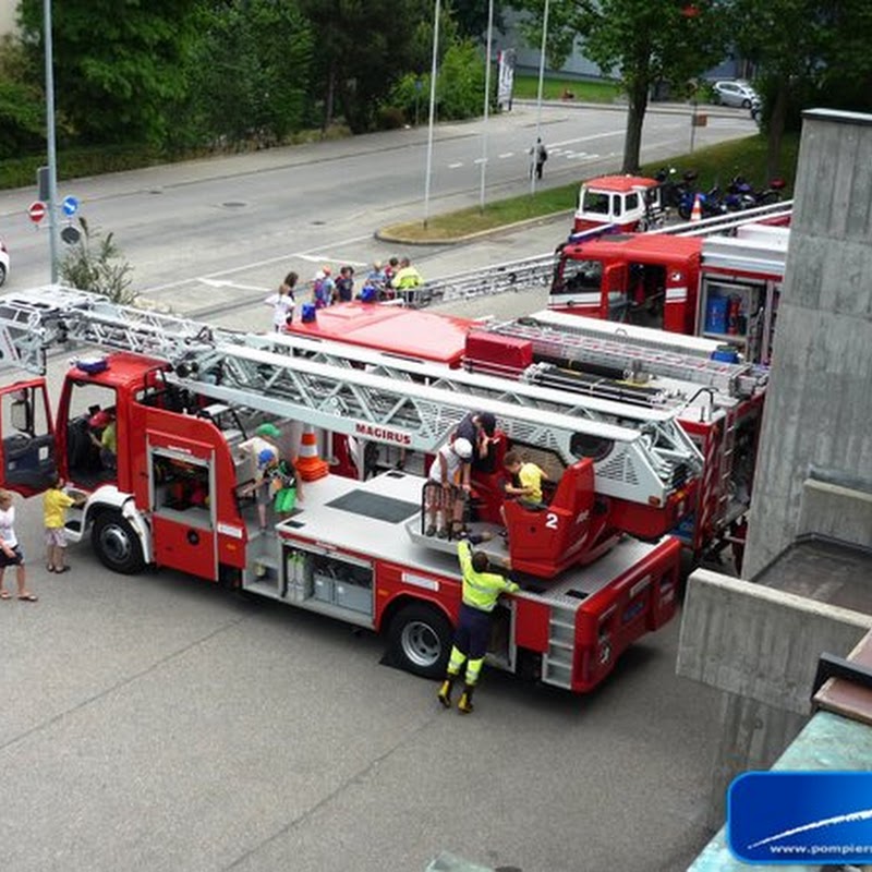 Battalion firefighters of the city of Friborg