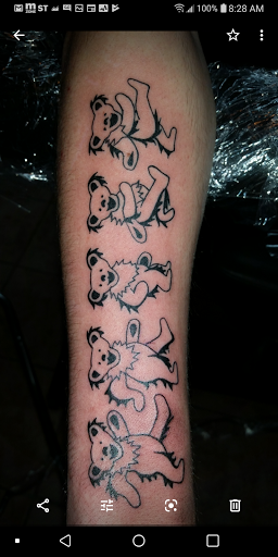 Explore neck and shoulder tattoo ideas, creative tattoo ideas in Bethlehem, available at Southside Ink