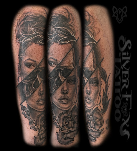 Explore switzerland tattoo ideas, creative tattoo ideas in Peckville, available at Silver Fox Tattoos