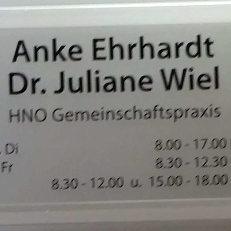Anke Ehrhardt Fachärztin für HNO - Heilkunde