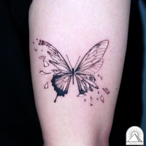 Explore guitarist tattoo ideas, creative tattoo ideas in Los Angeles, available at Rough Sands Tattoo